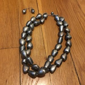 Ann Taylor Necklace & Matching Earrings